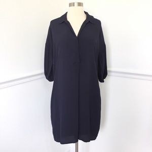 Kut from the Kloth Navy Collar Shift Dress